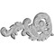 Ekena Millwork 12 3/8"W x 5 1/2"H x 1 3/8"P Jamie Onlay, Left ONL12X05X01JA-L - alternate 4